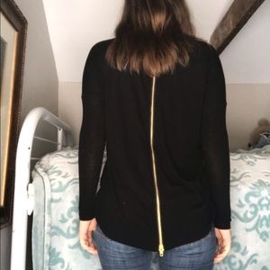 Lulus Zipper Back Sweater